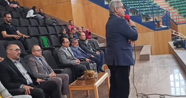 رئيس جامعة حلوان يشهد انطلاق فعاليات بطولة التايكوندو للجامعات والمعاهد 