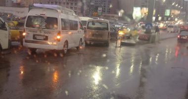 هطول أمطار متوسطة على مناطق متفرقة فى الإسكندرية 