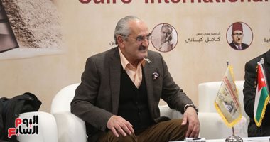 زهير النوبانى بمعرض الكتاب: الحركة الدرامية الأردنية قدمت نجوما كثيرين 