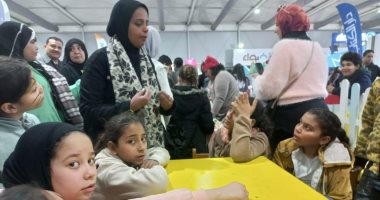 "أطفال روضة السيدة زينب" في زيارة لمعرض القاهرة الدولي للكتاب