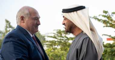 رئيس الإمارات يستقبل رئيس بيلاروسيا ويبحثان مختلف أوجه العلاقات الثنائية
