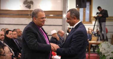 كنيسة شبرا الإنجيلية تحتفل بالعيد المئوي بحضور رئيس الطائفة