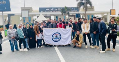 طلاب جامعة العريش يواصلون زيارة معرض القاهرة الدولى للكتاب