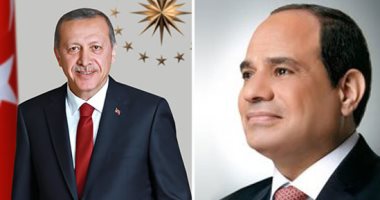 الرئيس التركى رجب طيب أردوغان يصل القاهرة للقاء الرئيس السيسى