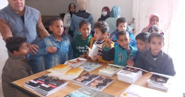 تنفيذ ورش رسم ومعرض كتاب لأطفال الشيخ زويد بقافلة الثقافة للجميع