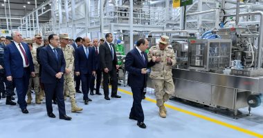 الرئيس السيسى يشهد افتتاح المرحلة الثانية من مجمع الصناعات الغذائية "سايلو فودز"