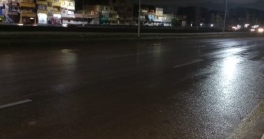 هطول أمطار خفيفة ومتوسطة على مناطق متفرقة من الإسكندرية 