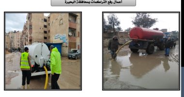 التنمية المحلية تتابع تضرر كورنيش السلوم فى مطروح من الطقس السيئ.. صور