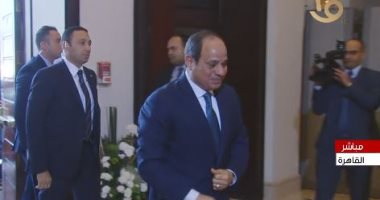 الرئيس السيسى يصل مقر افتتاح معرض ومؤتمر مصر الدولى للبترول "إيجبس 2023"