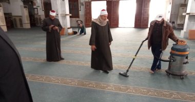 المحافظات تنطلق فى أكبر حملة لنظافة المساجد قبل قدوم شهر رمضان.. صور