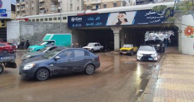 هطول أمطار متوسطة على مناطق متفرقة بالإسكندرية.. صور