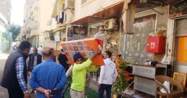تحرير ورفع 591 حالة إشغال بنطاق أحياء مدينة أسوان.. صور
