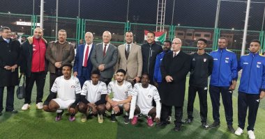 رئيس جامعة بنها يفتتح بطولة الخماسي الدولية لكرة القدم للوافدين بمشاركة 10 دول