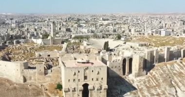 «القاهرة الإخبارية» تعرض تقريرا عن سقوط أجزاء من قلعة حلب بسبب الزلزال