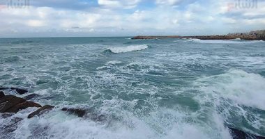 الأرصاد: سرعات الرياح تصل 50 كم فى الساعة على البحر المتوسط وارتفاع الأمواج