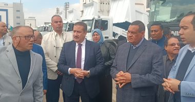 وزير التنمية المحلية ومحافظ المنوفية يتفقدان اصطفاف 25 معدة لمجابهة الأمطار.. فيديو