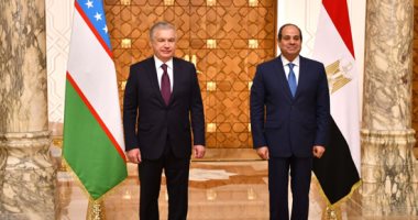 الرئيس السيسى ورئيس أوزبكستان يبحثان سبل التعاون ومكافحة التطرف