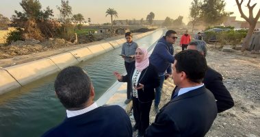 نائب محافظ القاهرة للمنطقة الجنوبية تتفقد مشروعات تبطين الترع ومنافذ السلع