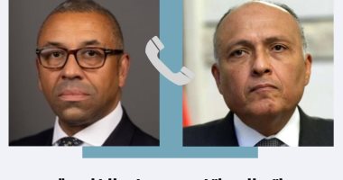 وزير الخارجية لنظيره البريطانى: جهود مصرية لدعم التهدئة بالأراضى المحتلة 