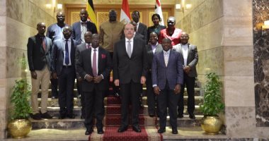 رئيس المركزى للمحاسبات يستقبل وفد مكتب المراجع العام بأوغندا للاستفادة من التجربة المصرية