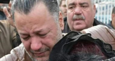 تشييع جنازة شادى زيدان.. وشقيقاه ينهاران من البكاء.. صور