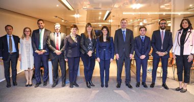 رانيا المشاط تعقد جلسة مباحثات ثنائية مع نائب رئيس البنك الأوروبي لإعادة الإعمار