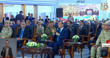 الرئيس السيسي لأهالى سيناء: "هنقول لكم متشكرين بالاهتمام والعمل"