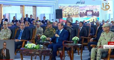 الرئيس السيسي: "ما بقاش فيه عذر إن مؤسسات الدولة تبقى موجودة بكثافة فى سيناء"