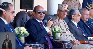 الرئيس السيسي: "ننفذ خطة مش متواضعة للتنمية فى سيناء تليق بأهاليها"