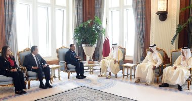أمير قطر: الفترة المقبلة ستشهد زيادة فى حجم الاستثمارات القطرية بمصر