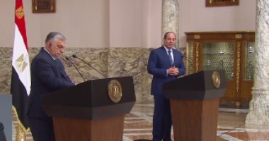 الرئيس السيسى لرئيس وزراء المجر: العلاقات فى عهدك شهدت دفعة كبيرة