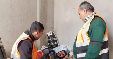 تضامن المنوفية: نقل شاب بلا مأوى إلى مستشفى الجامعة بشبين الكوم لتلقى العلاج