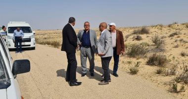 التجهيز لتنفيذ مشروع مدفن صحى فى مركز الشيخ زويد بشمال سيناء 