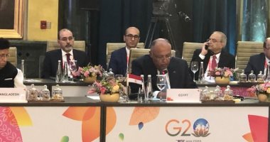 وزير الخارجية يستعرض رؤية مصر فى مكافحة الإرهاب على هامش اجتماعات G20