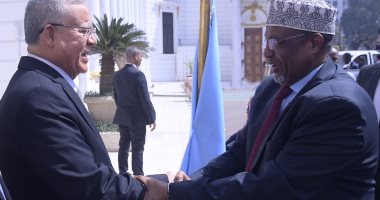المستشار حنفى جبالى يستقبل رئيس مجلس الشعب الصومالى