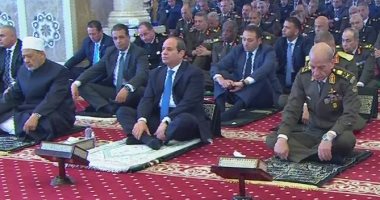 بث مباشر.. الرئيس السيسي يؤدى صلاة الجمعة فى مسجد المشير طنطاوي
