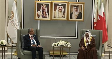 حنفى جبالى يلتقى رئيس مجلس الشورى البحرينى