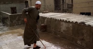 أوقاف شمال سيناء تنفذ حملة تنظيف أسطح المساجد وتصريف مياه الأمطار