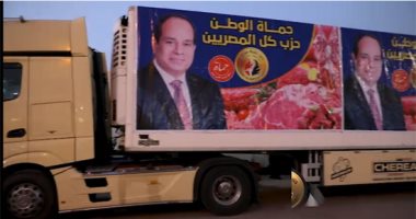 "حماة الوطن" يستقبل أول طائرة محملة بأطنان اللحوم من المراعى المصرية بتشاد