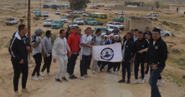 جامعة العريش تنظم لقاء رياضيا لـ700 طالب فى قرية البرث.. صور