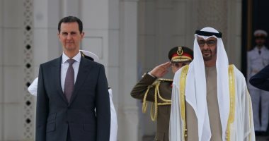 الرئيس السورى يصل دولة الإمارات للقاء الشيخ محمد بن زايد.. صور