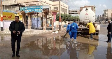 شفط مياه الأمطار من الطرق الرئيسية بالشرقية