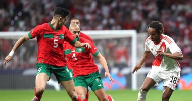 التعادل السلبي يحسم الشوط الأول بين المغرب ضد بيرو وديا