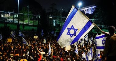 عشرات الآلاف يتظاهرون ضد الحكومة الإسرائيلية للأسبوع الـ38 على التوالي