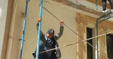 "آثار الإسكندرية": العمل جار فى صيانة وترميم مسرح سيد درويش.. صور