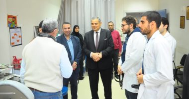 رئيس جامعة كفر الشيخ يتفقد المستشفى الجامعى ويتابع أعمال الصيانة والتجديدات