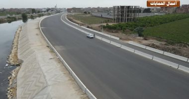 وزارة النقل: تنفيذ حمايات جسر الرياح التوفيقى من بنها إلى المنصورة.. صور