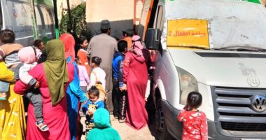 حياة كريمة كفر الشيخ..تقديم الخدمات الطبية لـ1443مواطنا بقافلة قرية بالحامول