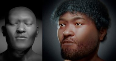 فريق من الباحثين البرازيليين يعيد بناء وجه رجل مصرى قديم عاش قبل 30ألف عام