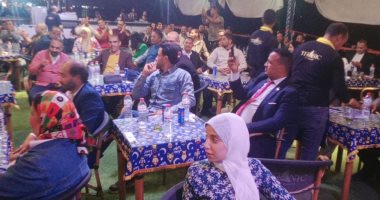 حفل إفطار جماعى لشباب سند الصعيد بالتنسيق مع مديرية الرياضة فى المنيا